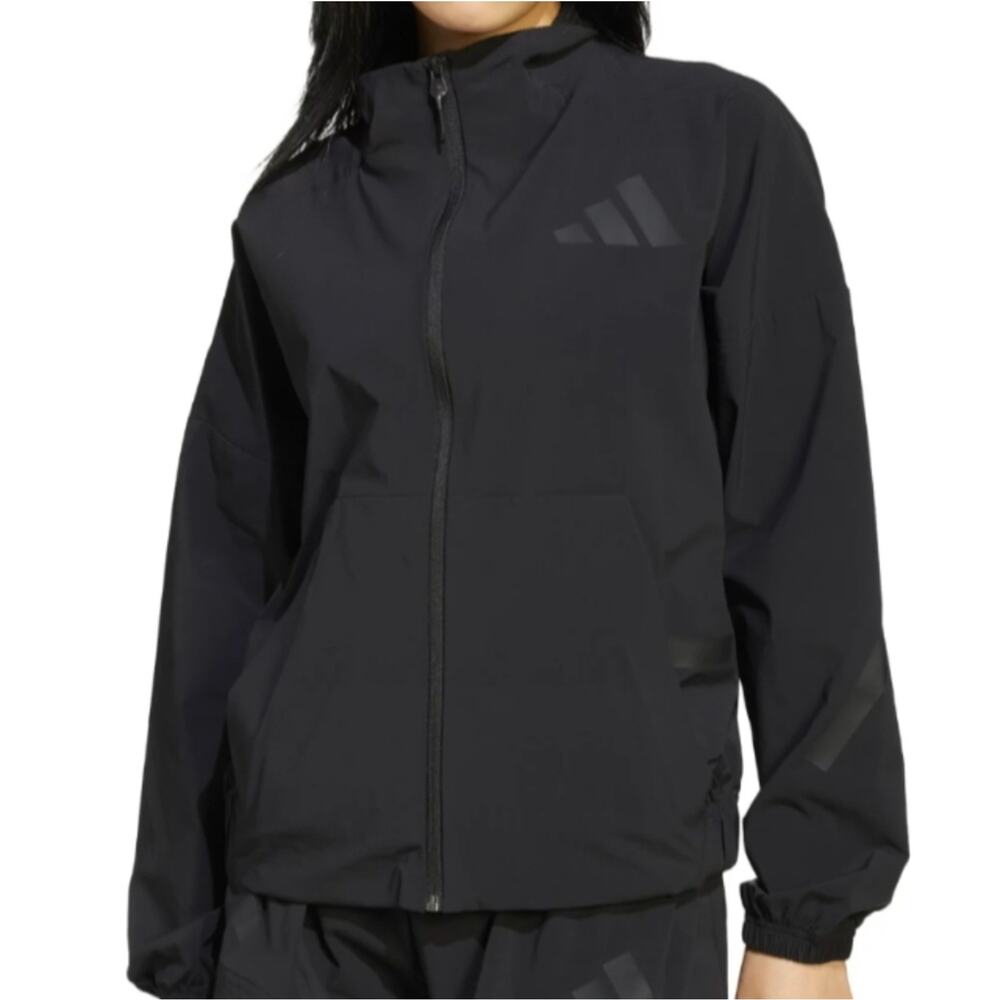 NWT Adidas Multi Sport Women's Jacket Black UPF 50+ Size S